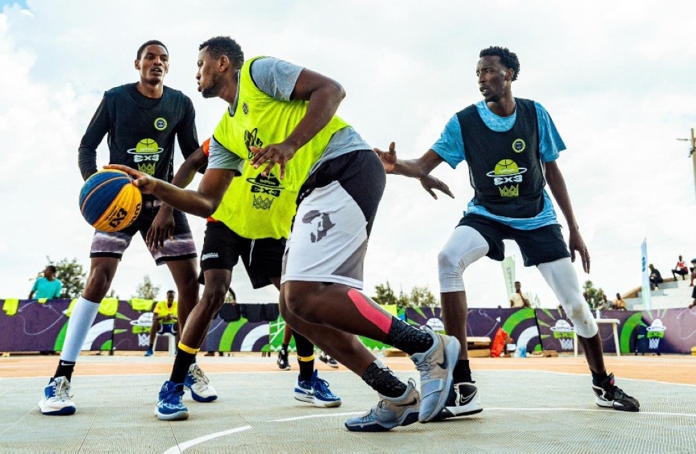 Rwanda 3x3 players during a training session ahead of the FIBA 3X3 Africa Cup 2024-courtesy 