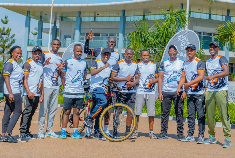 Staff of NCBA Bank Rwanda celebrated International Men’s Day by engaging in a car-free day fitness session, showcasing its dedication to fostering a healthy workplace.