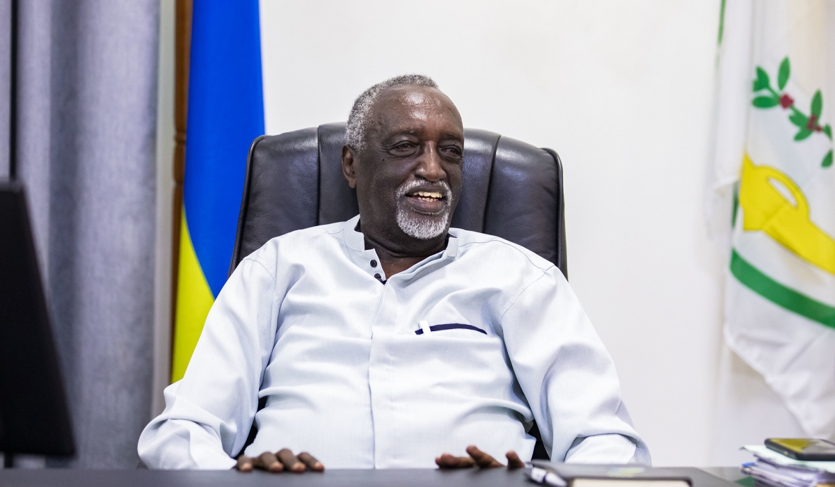 Tito Rutaremera, a veteran politician, who is also the chairperson of Rwanda Elders Advisory Forum. Photo by Emmanuel Dushimimana