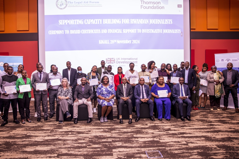 On November 28, the Legal Aid Forum (LAF), in partnership with the Thomson Foundation (TF), awarded production grants to 14 journalists who completed a training program aimed at enhancing their investigative journa