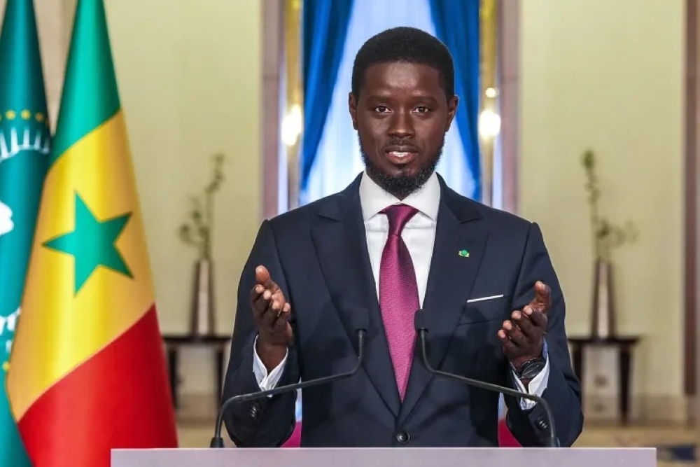 Senegalese President Bassirou Diomaye