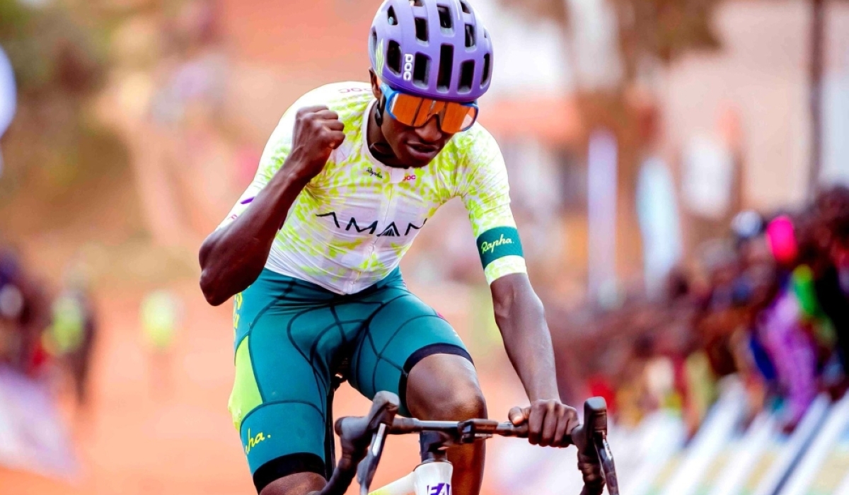 Rider Samuel Niyonkuru won Umusambi Gravel Race, the last gravel race to be played in Rwanda in September 2023.