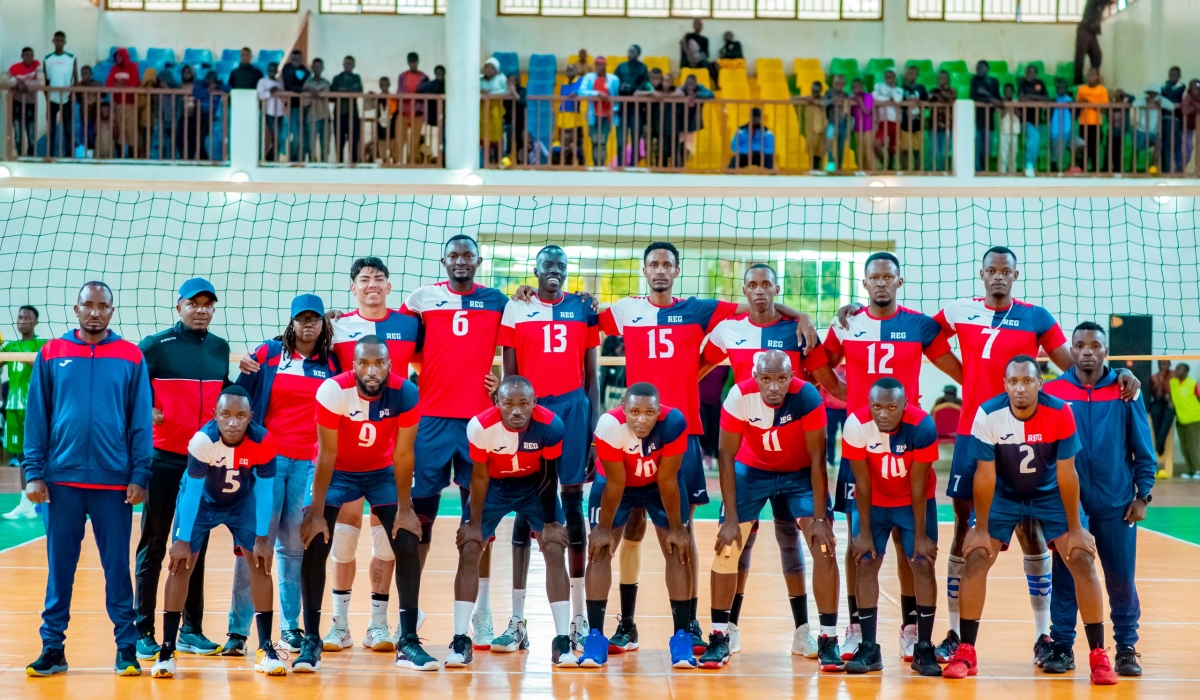 REG VC players pose for a team picture. The club&#039;s head coach told Times Sport that he is focused on consistent performance in order to make it to the playoffs.