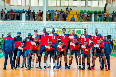 REG VC players pose for a team picture. The club&#039;s head coach told Times Sport that he is focused on consistent performance in order to make it to the playoffs.