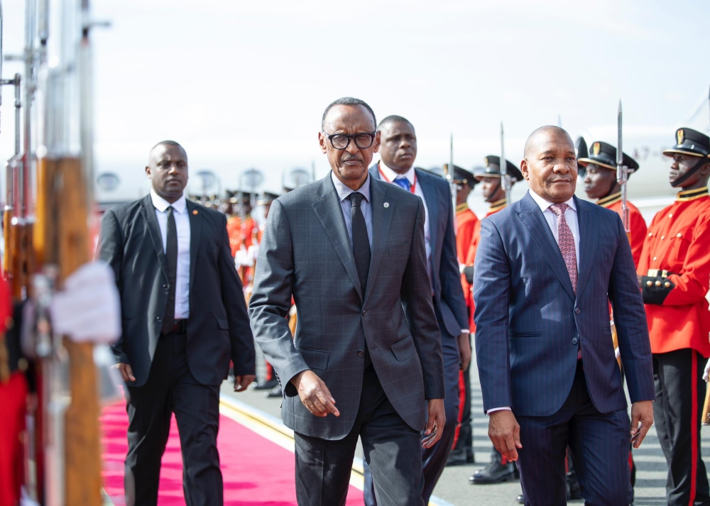 President Paul Kagame arrives in Arusha, Tanzania, on Saturday, November 30, for the 24th Ordinary Summit of EAC Heads of State. Courtesy Urugwiro Village