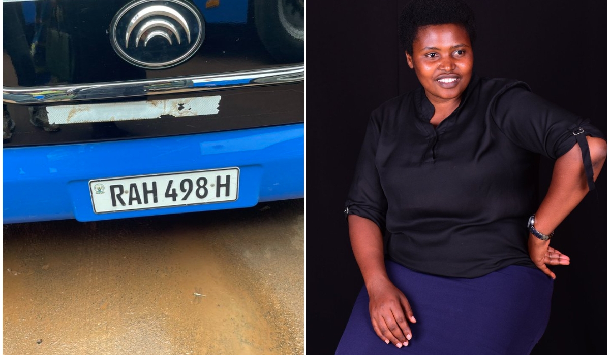 Agathe Umwizerwa (R) took to X in the morning of Monday, December 2, after a driver denied her entry into the bus that was onboarding passenger from Nyabugogo Bus Station to Kabuga.