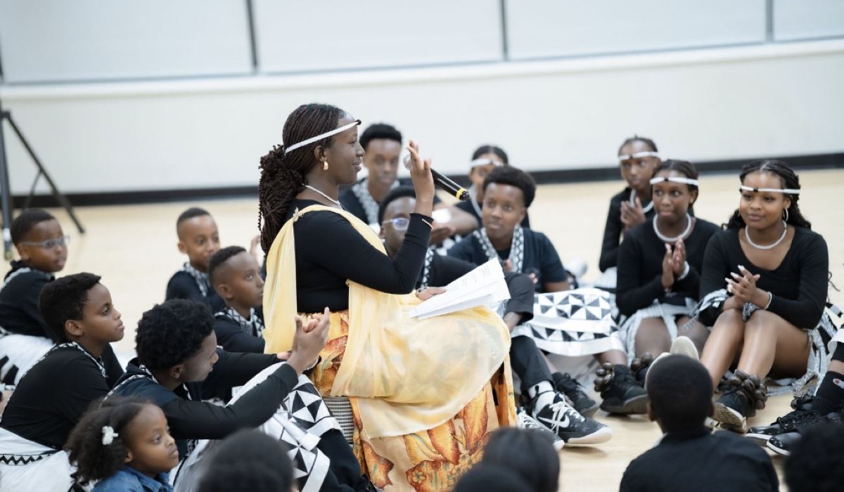 Children learning Rwandan values during an event dubbed Inkera, organized by Rwandans residing in Maryland, Virginia, and Washington, DC. on November 30. Courtesy