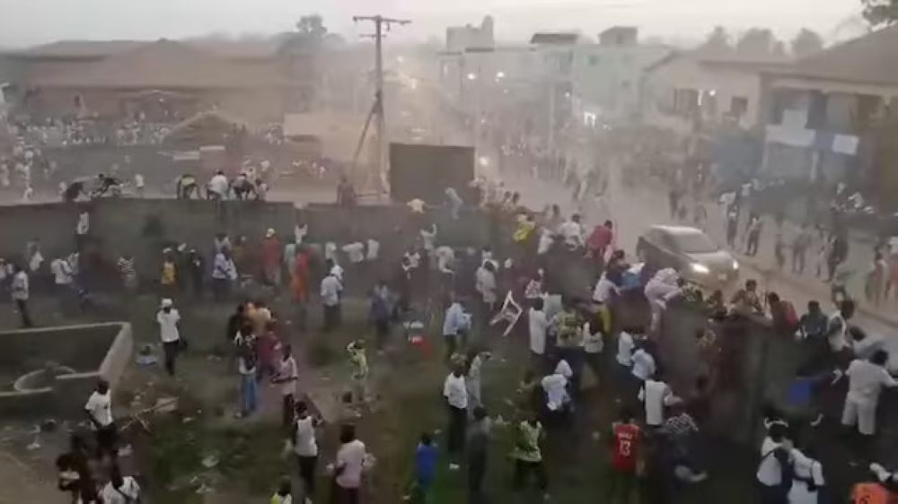 A stampede ensued at a football stadium in the Guinean city of N’Zérékoré on December 1, resulting in at least 56 deaths. Photo/ Reuters.