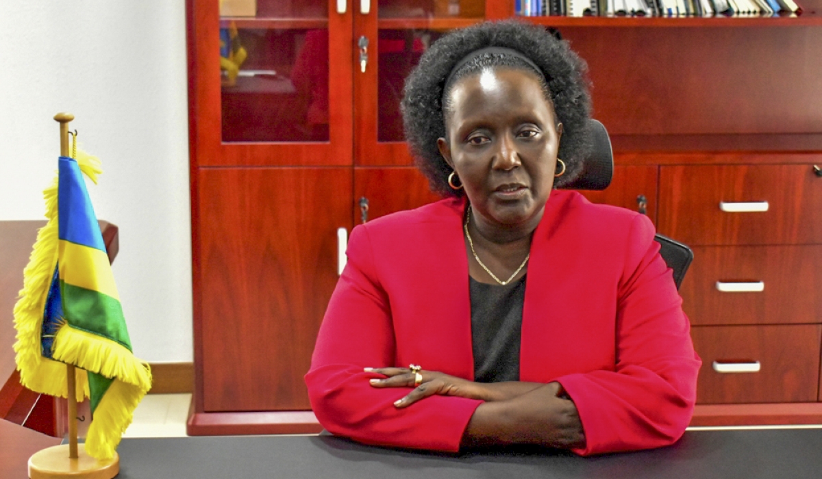 Domitilla Mukantaganzwa, 60, the new Chief Justice of Rwanda. Courtesy