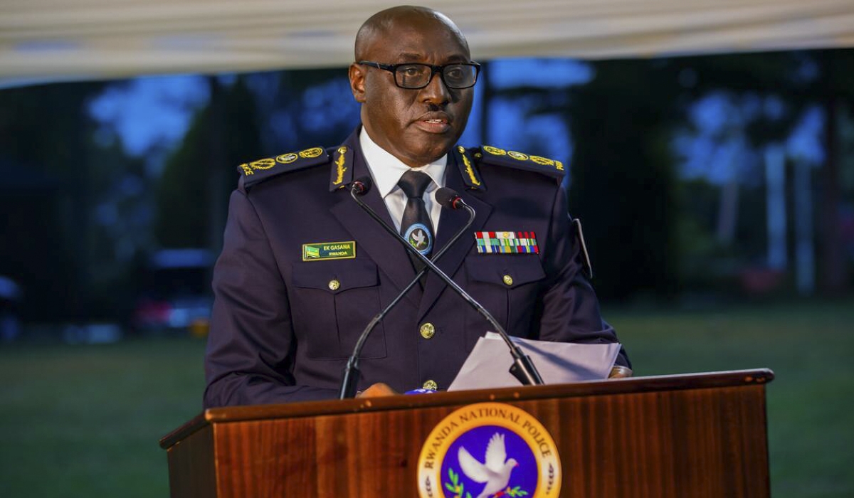 Commissioner General (CG) Emmanuel Gasana, a former Inspector General of Police is among Rwanda National Police  retired officers. File