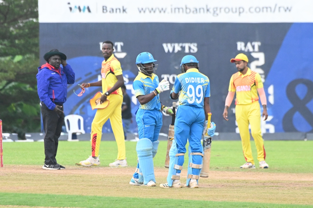 Rwanda suffered second straight loss in the International League (IL) T20 tournament at Gahanga Cricket Stadium Kigali on Thursday, December 5, after a crushing 112-run defeat to Uganda under the DLS method-courtesy