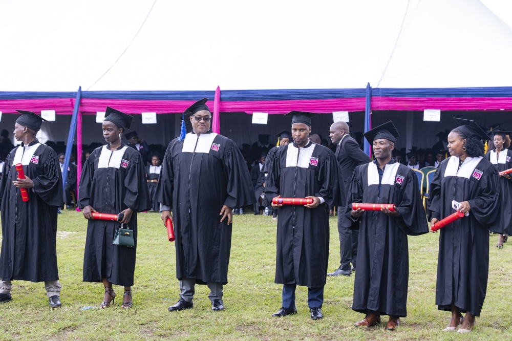 Graduates of the Institute of Legal Practice and Development (ILPD) during the  13th graduation ceremony on December 6, 2024, at Nyanza Stadium. Courtesy