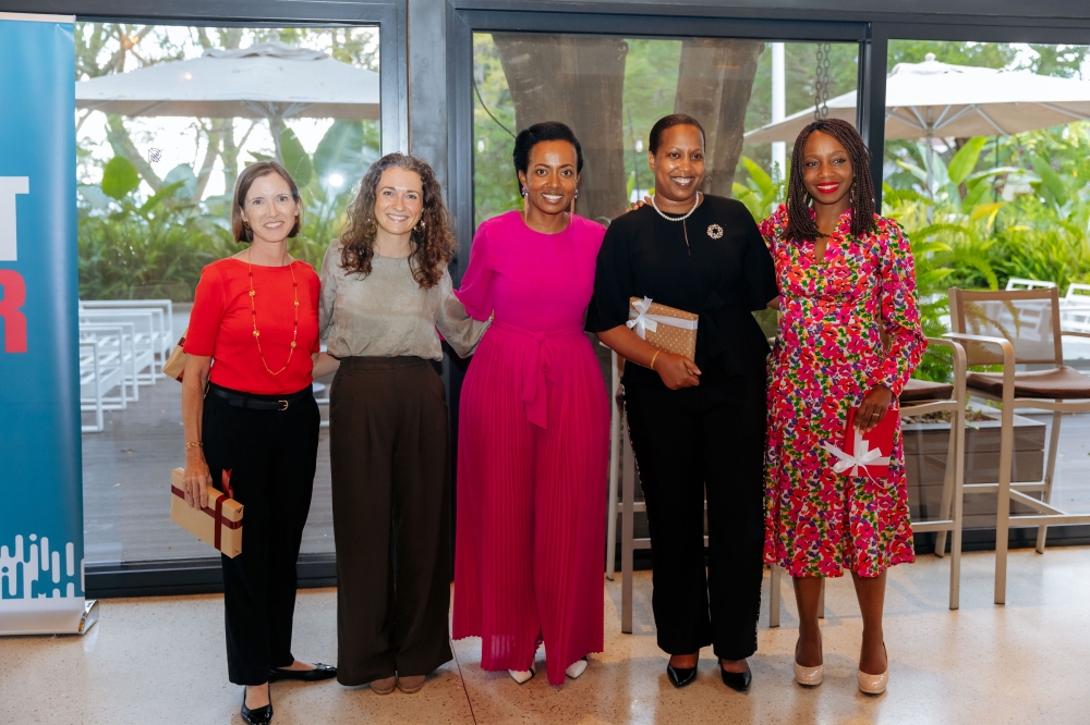 Officials pose for a photo  as Gate Consulting Rwanda  officially concluded its impactful nine-month LiftHerUp Professional Mentorship Program, on  December 6.