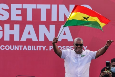 National Democratic Congress (NDC) presidential candidate and former Ghanaian President John Dramani Mahama has won the elections. internet