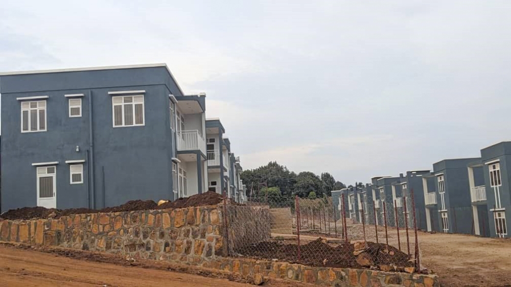 Some of the newly constructed housing units at Bumbogo estate in Gasabo District. Photo by Craish Bahizi