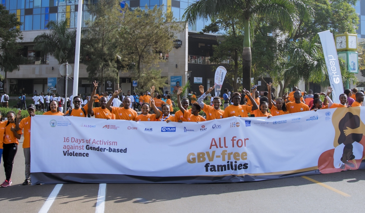 Participants during the mass sports activity that was coincided wth the 14th day of the 16 Days of Activism Against Gender-Based Violence campaign on Sunday, December 8. Courtesy