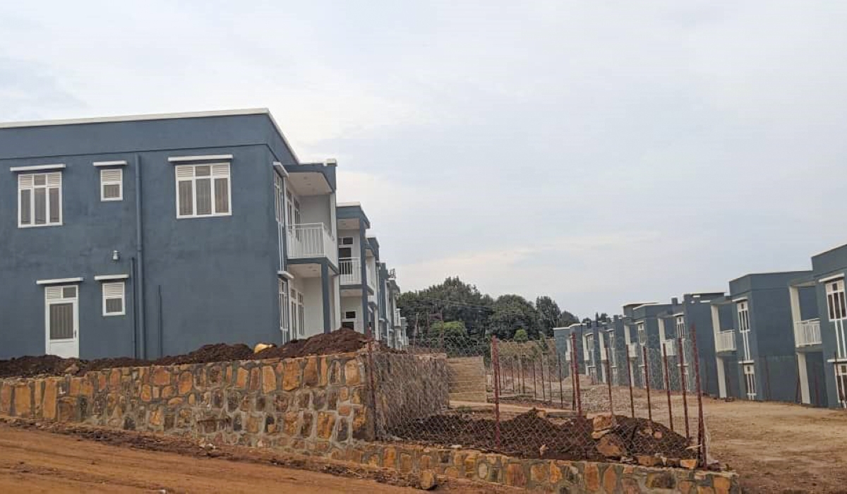 Some of the newly constructed housing units at Bumbogo estate in Gasabo District. Photo by Craish Bahizi