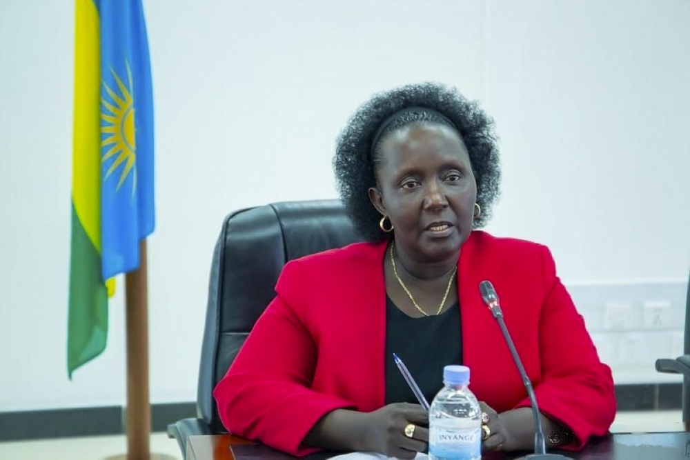 The new President of the Supreme Court and Chief Justice Domitilla Mukantaganzwa.