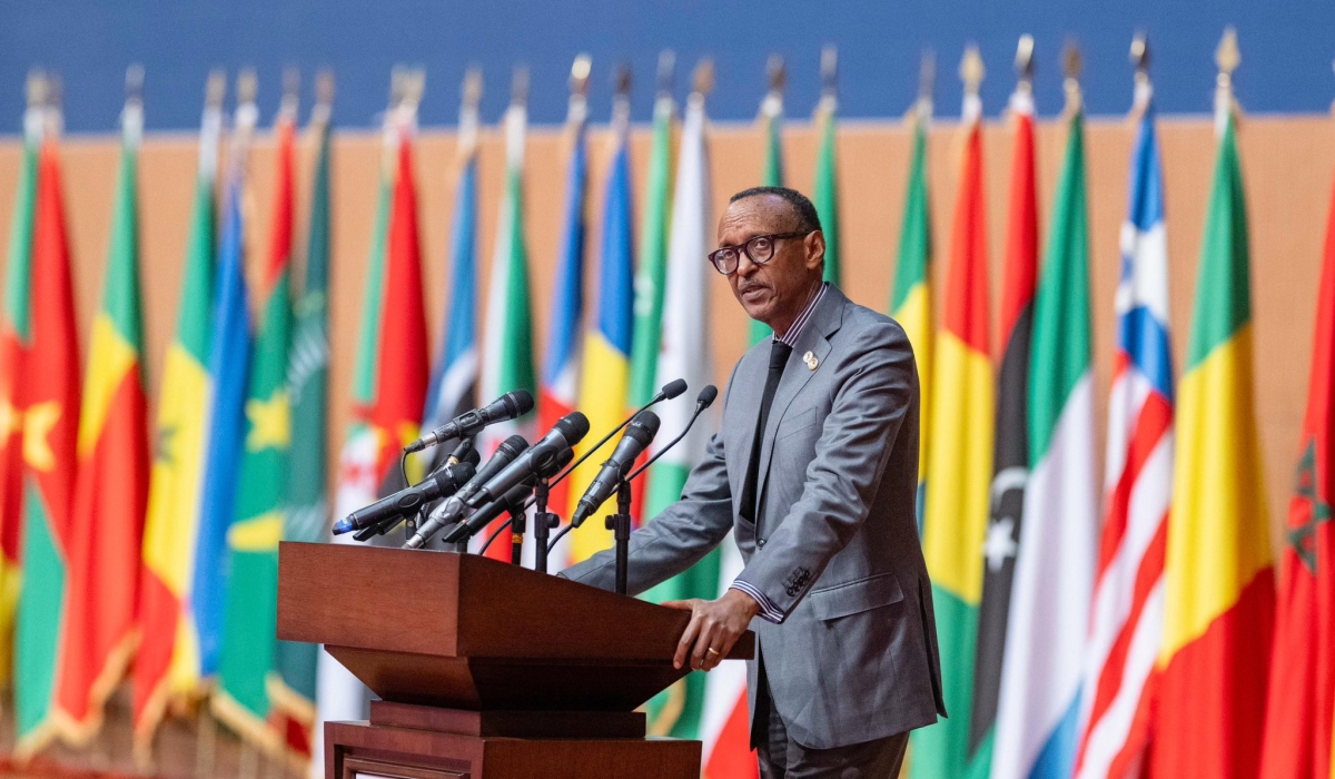 President Paul Kagame addresses delegates at the Continental Forum on Education and Youth Employability in Nouakchott, Mauritania, on Tuesday, December 10. Photos by Village Urugwiro