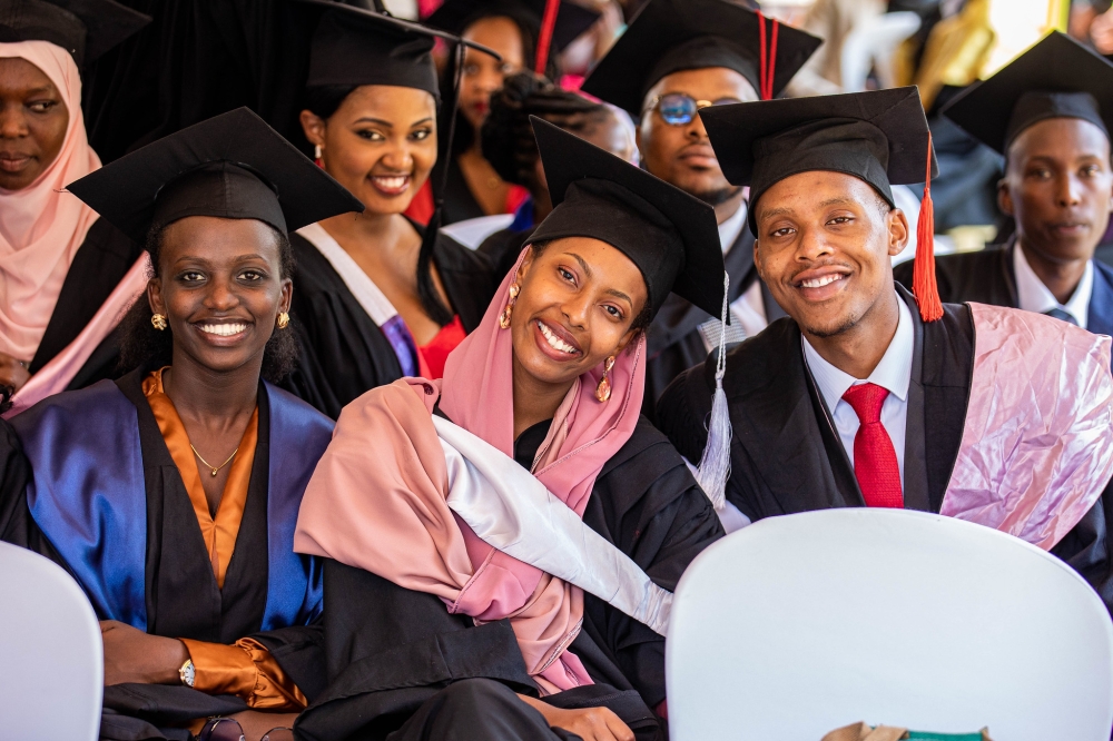 UR graduates during a graduation ceremony in October 2024. The University of Rwanda recently announced the decision to reinstate its four-year undergraduate degree programmes. Photo by Dan Gatsinzi