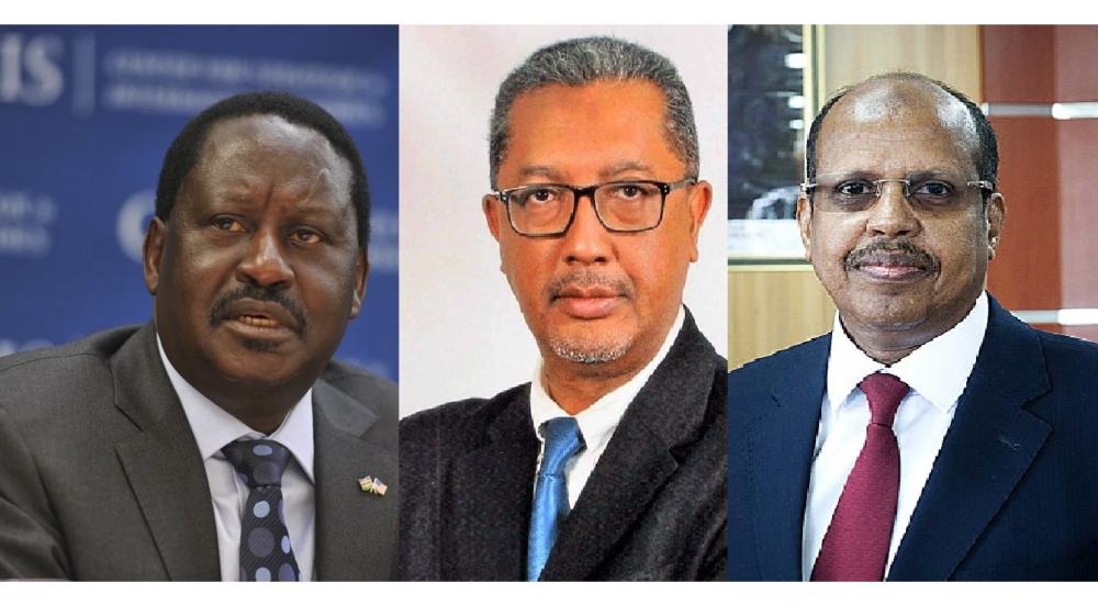 Kenya&#039;s former Prime Minister Raila Odinga, Madagascar&#039;s former Foreign Affairs Minister Richard Randriamandrato and Djibouti&#039;s Foreign Affairs and International Cooperation Minister Mahamoud Ali Youssouf.