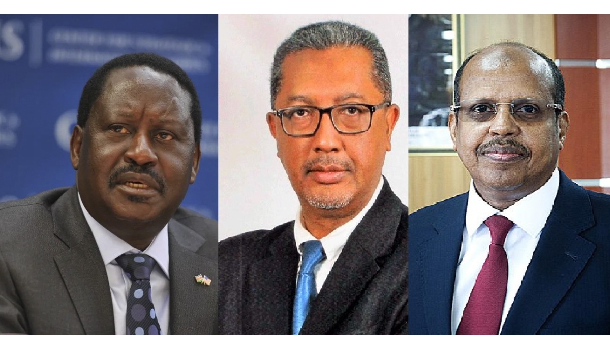 Kenya&#039;s former Prime Minister Raila Odinga, Madagascar&#039;s former Foreign Affairs Minister Richard Randriamandrato and Djibouti&#039;s Foreign Affairs and International Cooperation Minister Mahamoud Ali Youssouf.