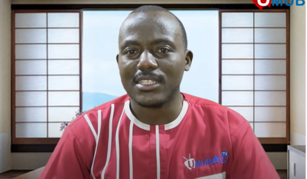 Theoneste Nsengimana, the creator of the YouTube channel Umubavu TV. Courtesy