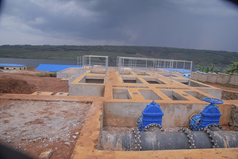 A view of the newly constructed water treatment plant on the shores of lake Mugesera in Ngoma District. photos by Emmanuel Nkangura