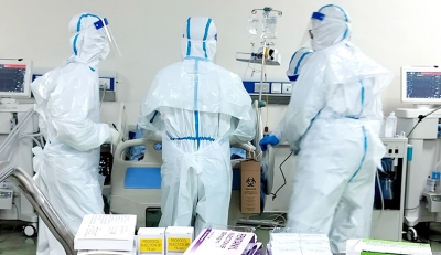 Medics during the Marburg response earlier this year .  Rwanda is expected to declare the end of the Marburg Virus Disease outbreak on Friday, December 20. File