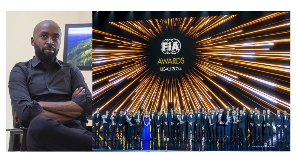 Rwandan visual artist Dolph Banza for three months worked with FIA to come up with the visuals to be displayed in the background during the awards ceremony. Courtesy