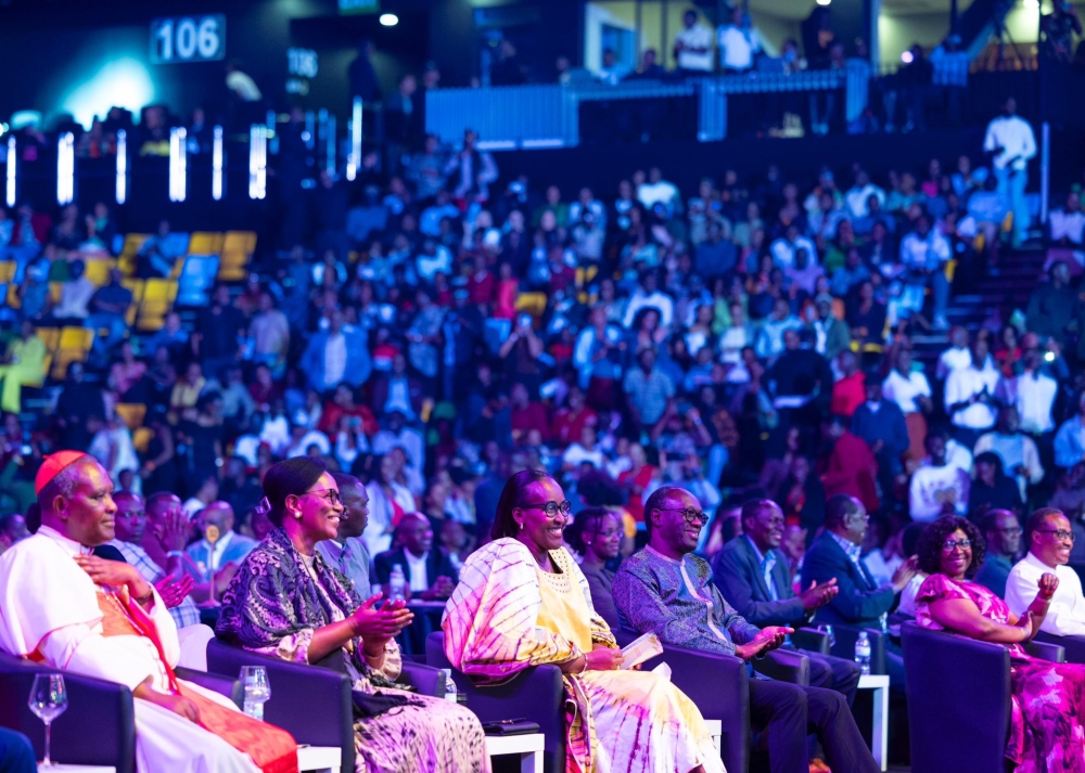 First Lady Jeannette Kagame was among thousands who attended the Christmas Carols Concert hosted by Chorale de Kigali on Sunday, December 22, at BK Arena