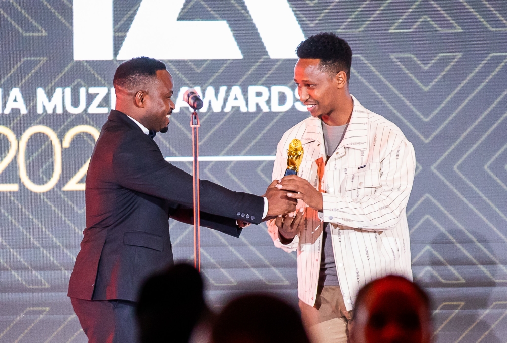 Israel Mbonyi was awarded Best Gospel Artist at Isango na Muzika Awards 2024. All photos  by Willy Mucyo