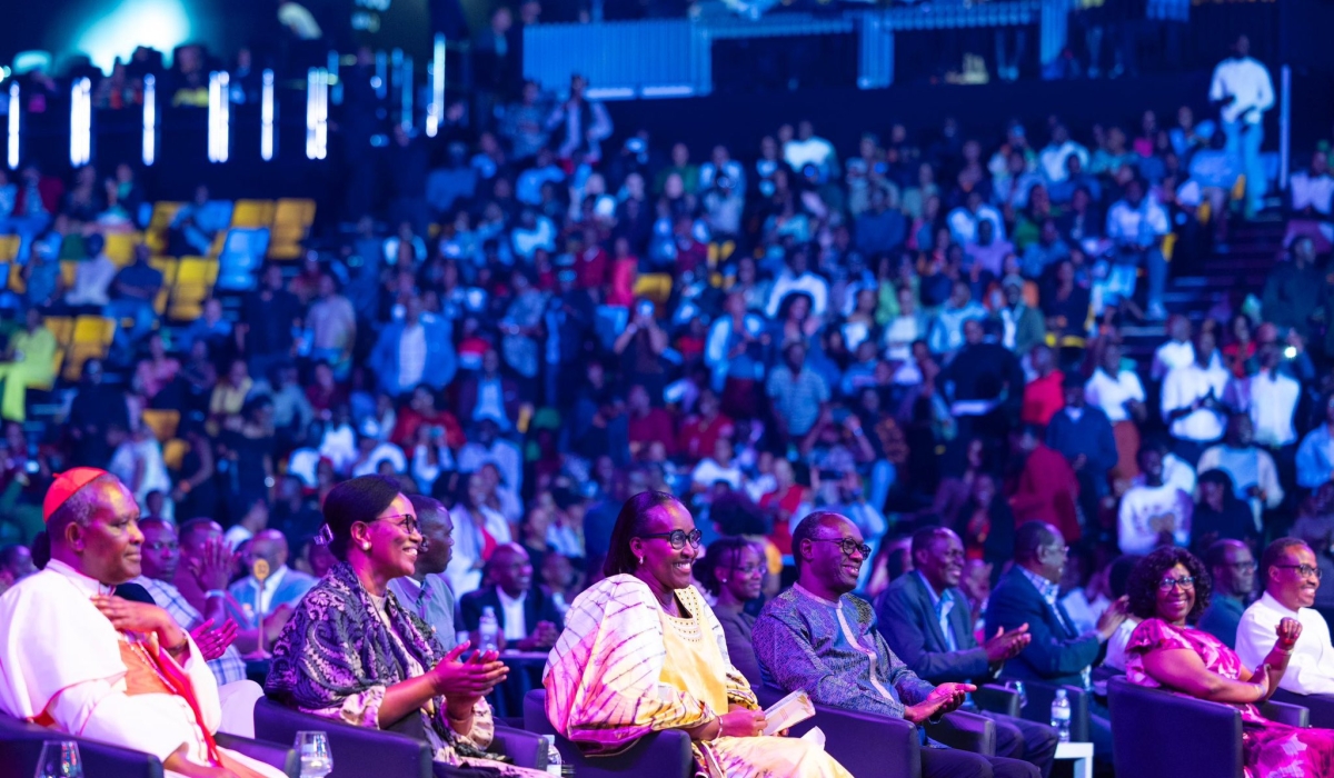 First Lady Jeannette Kagame was among thousands who attended the Christmas Carols Concert hosted by Chorale de Kigali on Sunday, December 22, at BK Arena