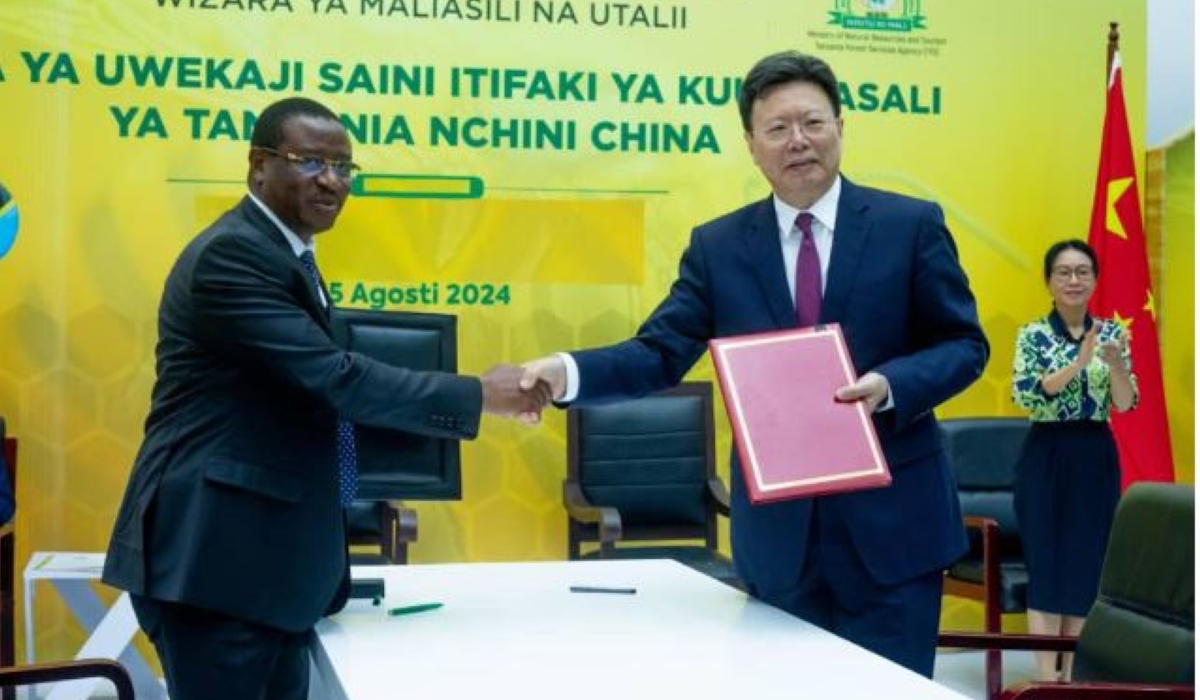 Tanzania makes first shipment of honey to China. courtesy