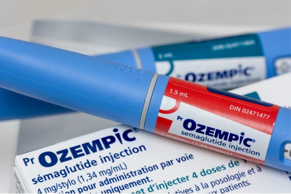 Ozempic, a drug used to treat diabetes and obesity manufactured by Danish company Novo Nordisk.