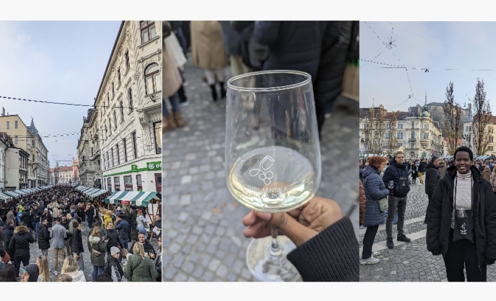 Thousands of people attend the Ljubljana bi-annual wine festival in Slovenia. All photos by Glory Iribagiza