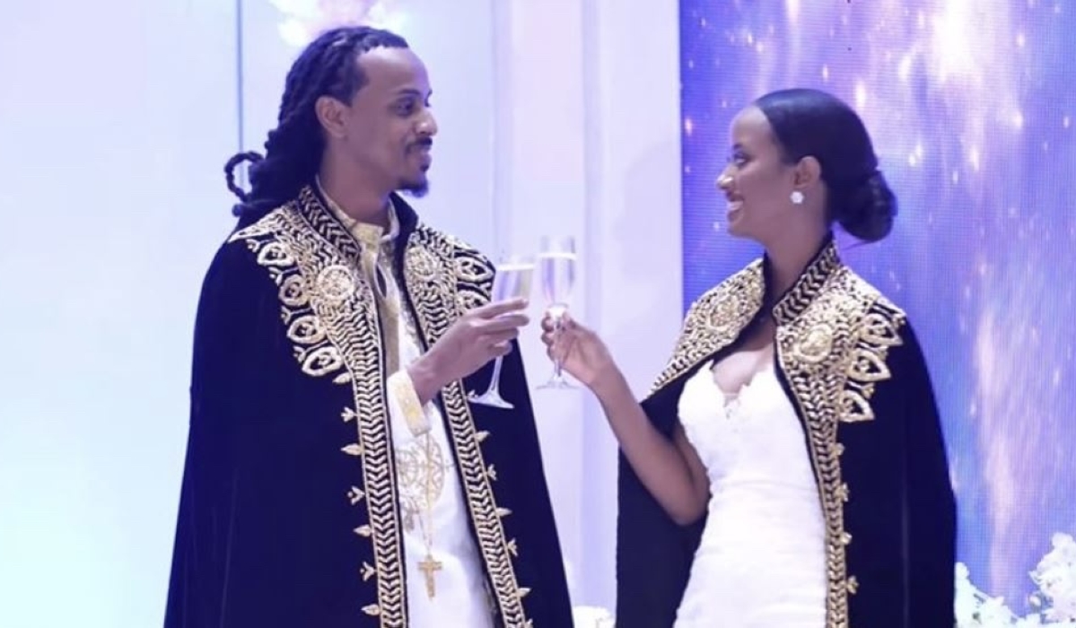 Miss Rwanda 2020 has acknowledged the love her husband Michael Tesfay. Courtesy