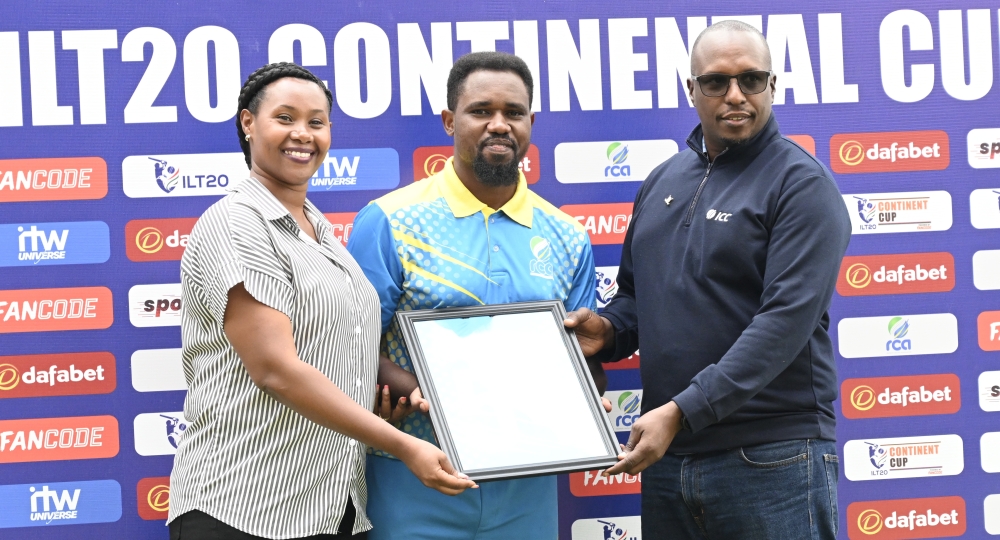 Veteran Rwanda cricketer Eric Dusingizimana earlier in December retired from the sport at the age of 37-Courtesy