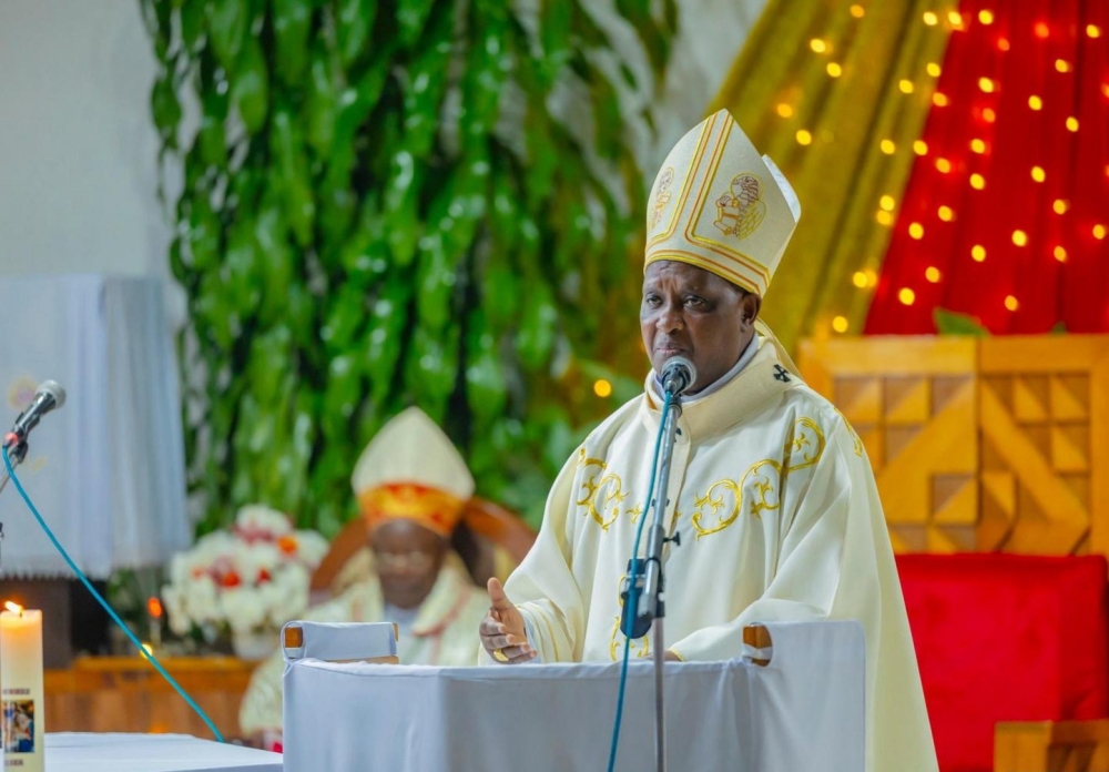 Cardinal Antoine Kambanda, Archbishop of Kigali leads a Holy Communion mass at St Michel Cathedral  on Tuesday, December 31. Courtesy