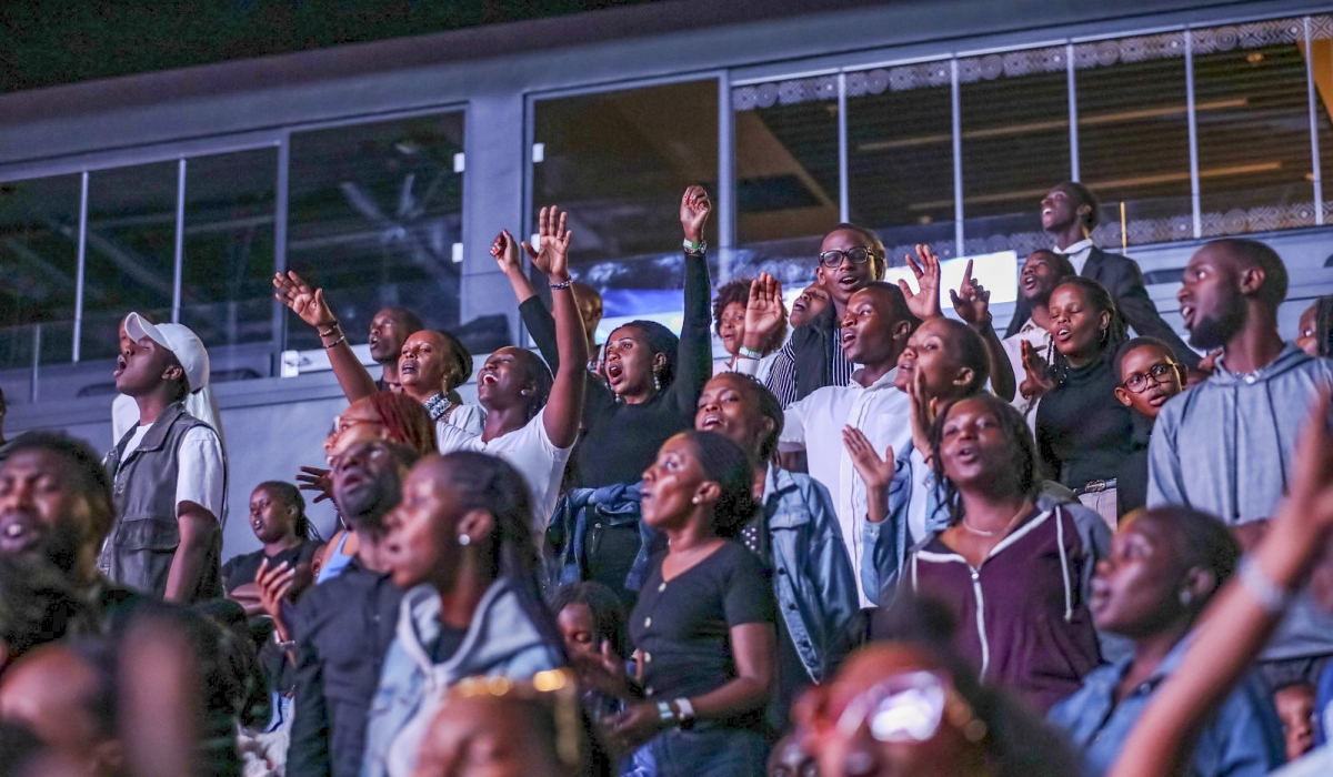 Believers during the crossover services at BK Arena in 2023. Photo by Dan Gatsinzi