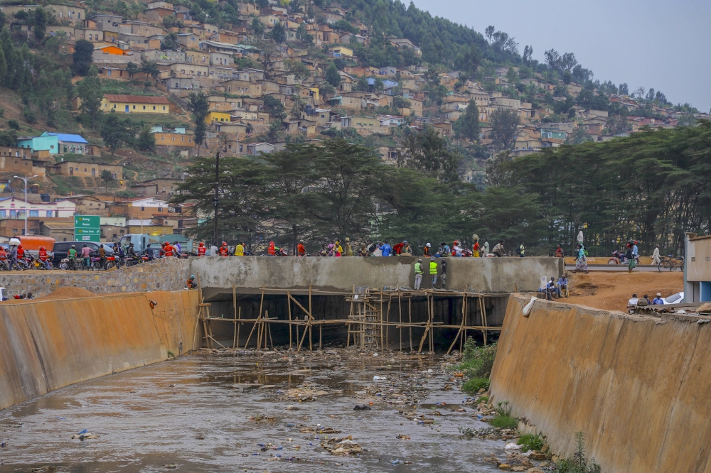 A view of Mpazi drainage in Nyabugogo. The City of Kigali has initiated the construction of culverts in flood-prone areas. Craish Bahizi