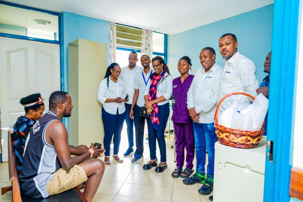 SanlamAllianz General Insurance  visit patients in major hospitals in Kigali, distributing gifts, and spreading New Year cheer on January 1. Courtesy