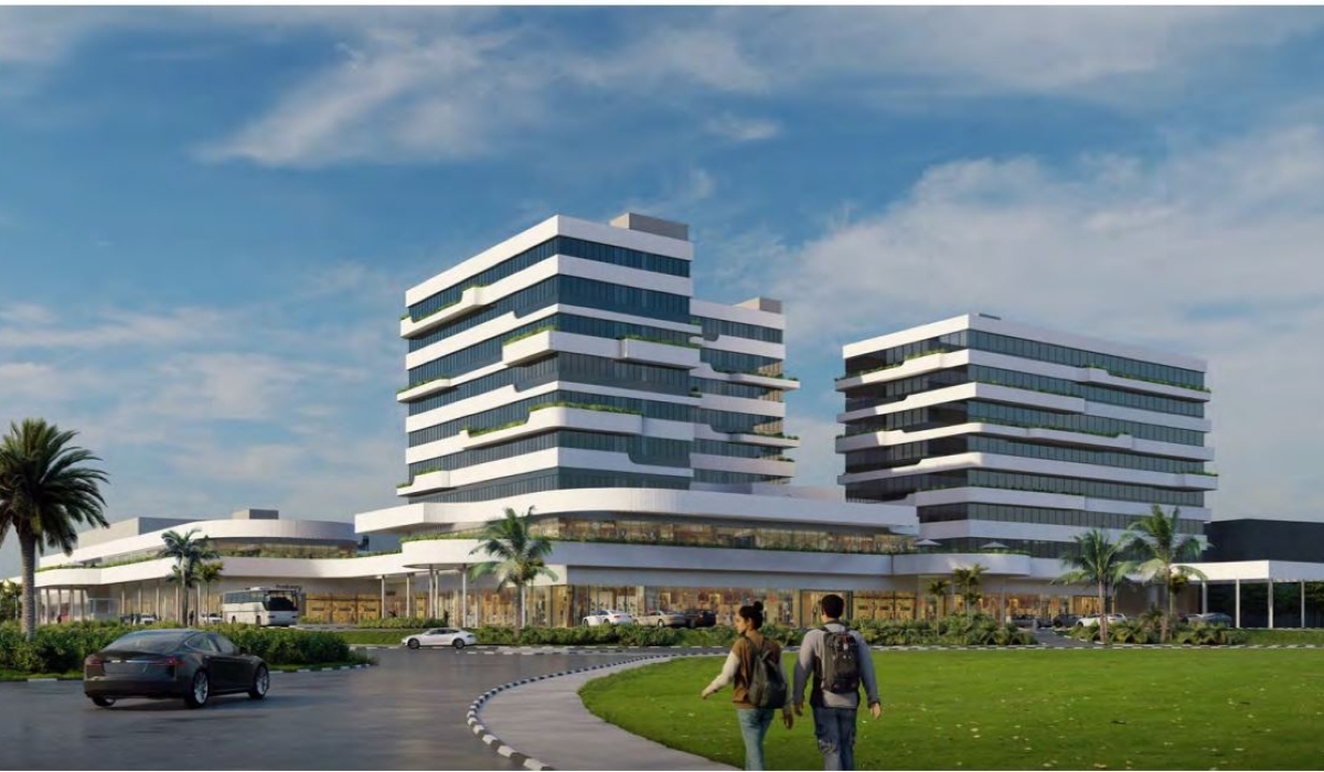 The artistic impression of Inzovu Mall, one of the major infrastructure projects under development in Kigali.