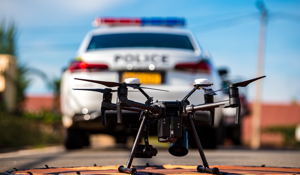 Rwanda National Police have announced plans to deploy drones to monitor road traffic safety and violations. Courtesy 