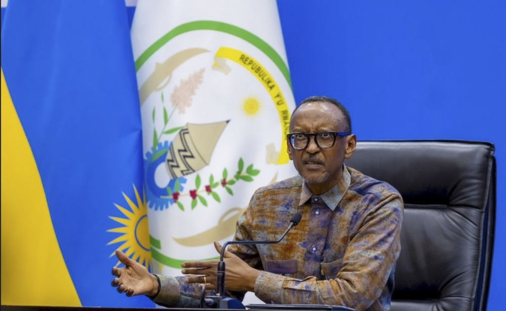 President Paul Kagame addresses a press conference in Kigali on Thursday, January 9. Photos by Dan Gatsinzi