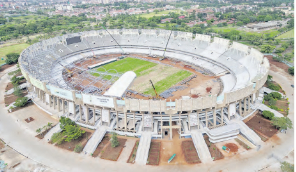 Aerial view of Nyayo Stadium which has been approved to host CHAN 2024 matches-File