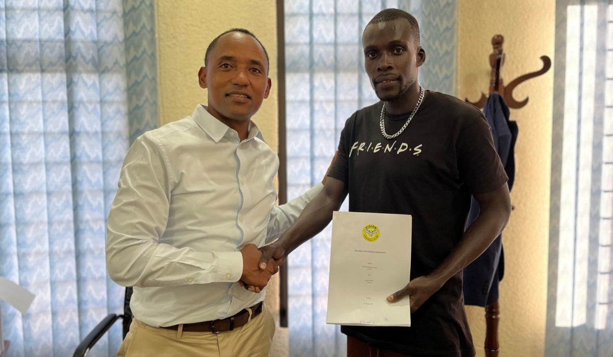 Ugandan striker Musa Esenu has competed his move to relegation-bound Vision FC-courtesy