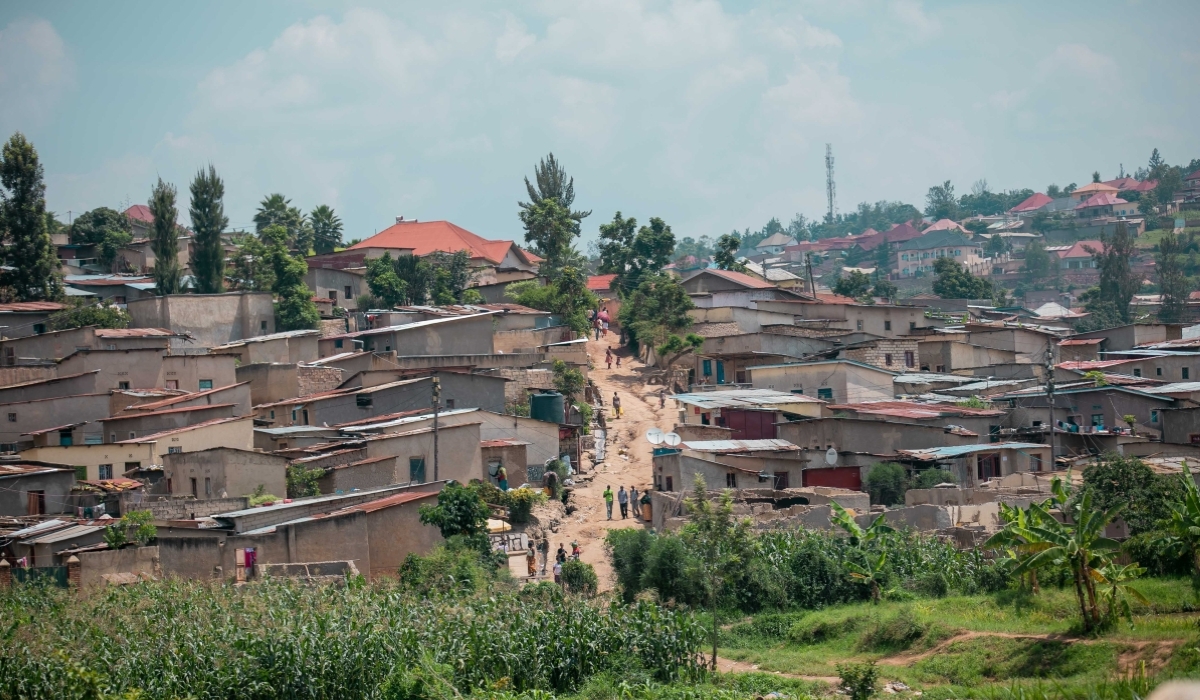 A view of Nyabisindu settlement, one of the areas that will be revamped in Kigali. The rehousing project is expected to start by April this year.