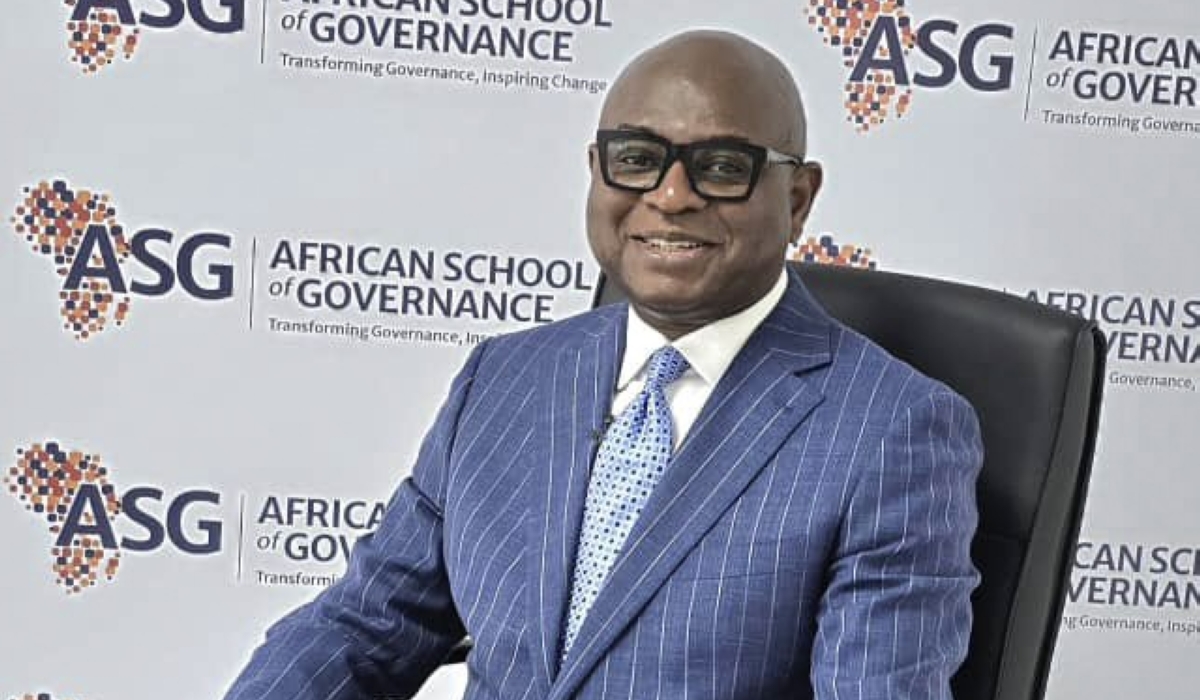 Professor Kingsley Moghalu, President of the newly established African School of Governance (ASG) university, located in Kigali, Rwanda. Courtesy 