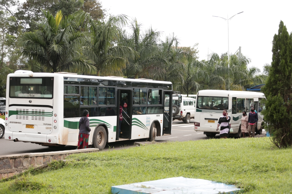 Kigali&#039;s dedicated bus lanes are designed to separate buses from general traffic. File